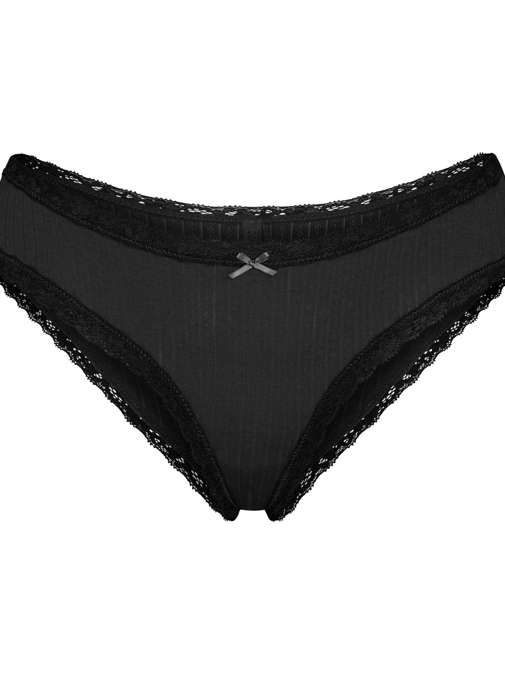 SKIMS - POINTELLE LACE BRIEF - BLACK - SET OF 3 - MEDIUM M - NEW WITH TAGS